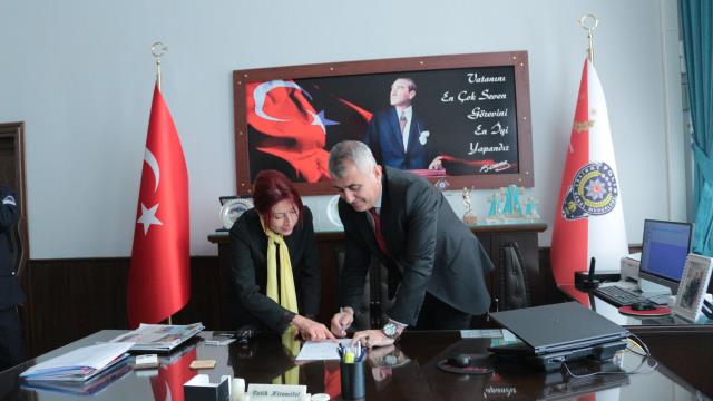 ORGAN BAĞIŞI HAFTASI NEDENİ İLE EMNİYET MÜDÜRLÜĞÜNE ZİYARETİMİZ.